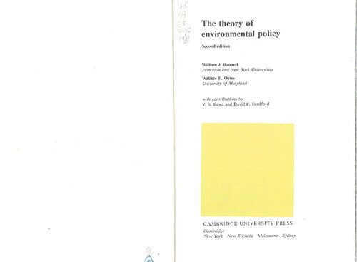 ﻿نظریه سیاست زیست محیطی