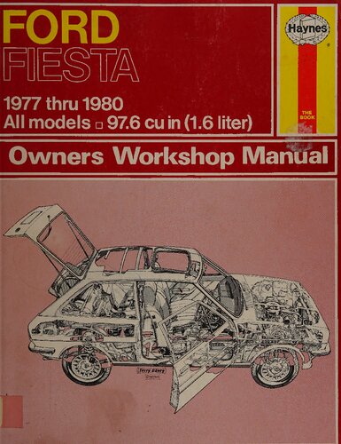 ﻿کتابچه راهنمای کارگاه صاحبان سال 1980 Haynes Ford Fiesta 1977