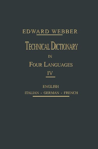 ﻿فرهنگ لغت فنی: چهار زبان