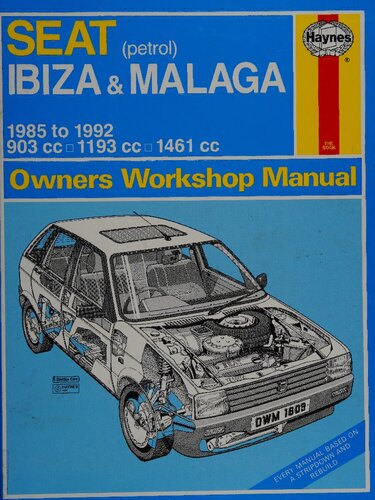 ﻿راهنمای کارگاه مالکان Haynes Seat Ibiza و Malaga