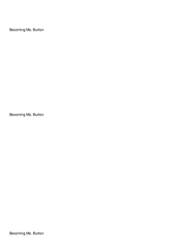 ﻿تبدیل شدن به خانم برتون: از زندان تا بهبودی تا رهبری مبارزه برای زنان زندانی