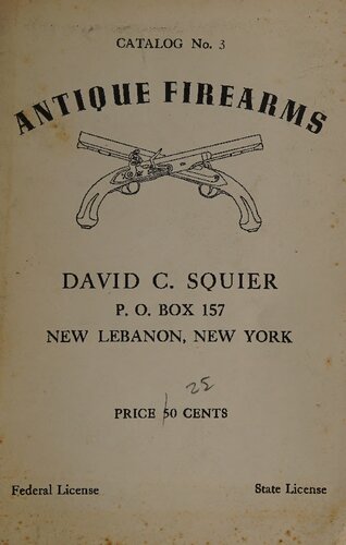 ﻿کاتالوگ سلاح گرم عتیقه شماره 3