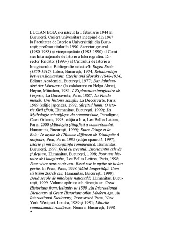 تاریخ و افسانه در آگاهی رومانیایی