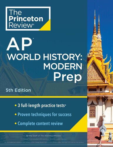 ﻿Princeton Review AP World History: 3 تست تمرینی استراتژی های بررسی کامل محتوا