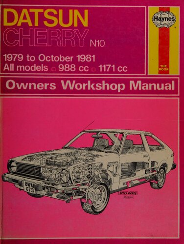 ﻿راهنمای کارگاه صاحبان Haynes Datsun Cherry N10 1979 تا 1981