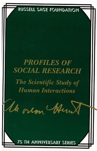 ﻿مشخصات پژوهش اجتماعی: مطالعه علمی کنش متقابل انسانی