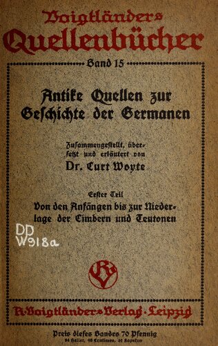 ﻿منابع باستانی در مورد تاریخ اقوام آلمانی