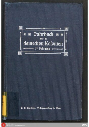 ﻿سالنامه درباره مستعمرات آلمان