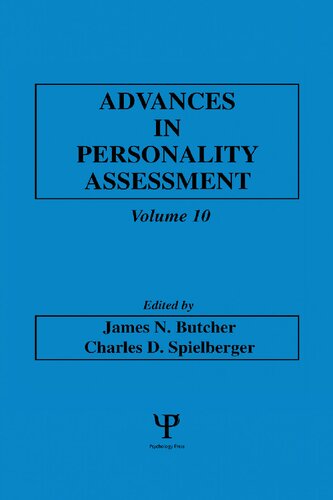 ﻿پیشرفت در ارزیابی شخصیت: جلد 10