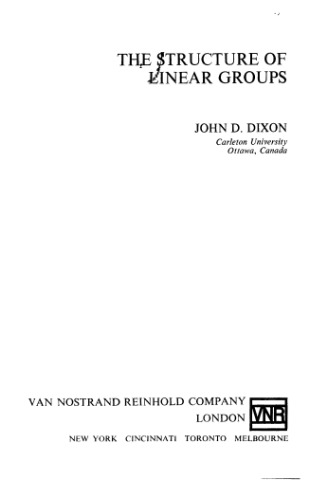 ساختار گروه های خطی