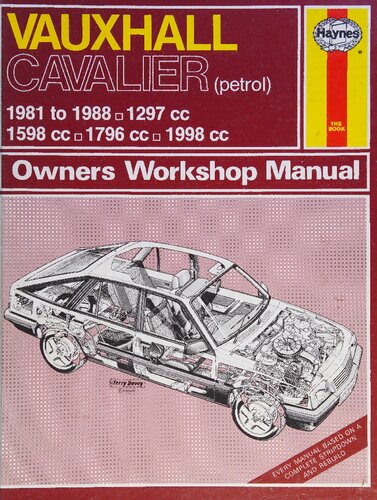 ﻿کتابچه راهنمای کارگاه صاحبان 1981 تا 1988 Haynes Vauxhall 1981 تا 1988
