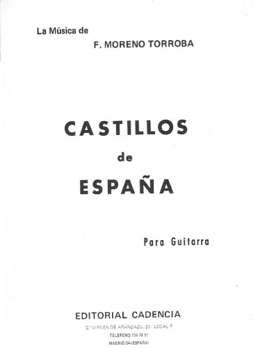 ﻿Castillos de Espana (نت گیتار)
