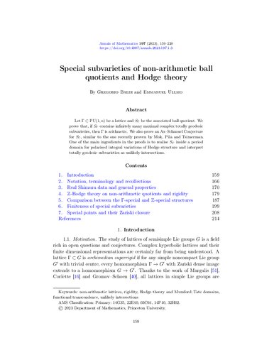 ﻿زیر گونه های ویژه ضرایب توپ غیر حسابی و نظریه هاج