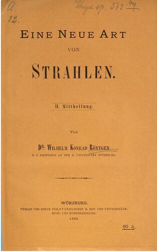 ﻿نوع جدیدی از پرتوها. II. توجه کنید