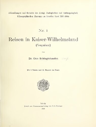 ﻿سفر در Kaiser Wilhelmsland (گیینه نو)