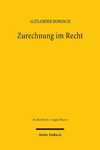 ﻿انتساب در حقوق: کمکی به توسعه نظریه کلی انتساب با استفاده از مثال قانون احزاب سیاسی (نسخه آلمانی)