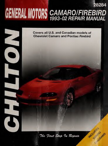 ﻿کتابچه راهنمای تعمیر Jeneral General General Camaro/Firebird 1993-02