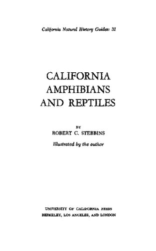 ﻿دوزیستان و خزندگان کالیفرنیا