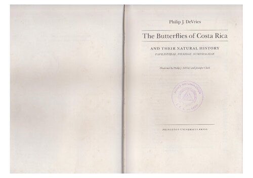 ﻿پروانه های کاستاریکا و تاریخ طبیعی آنها