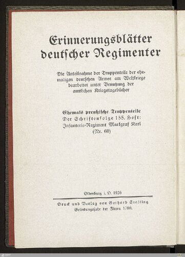 ﻿هنگ پیاده نظام مارگرو کارل (هفتم براندنبورگ) شماره 60 در جنگ بزرگ 1914 - 1918