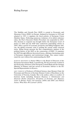 حاکم اروپا: سیاست های پیمان ثبات و رشد