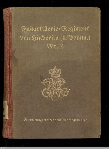 ﻿تاریخچه هنگ توپخانه پیاده هندرسین (1st Pomm.) شماره 2 در جنگ جهانی 1914-1918