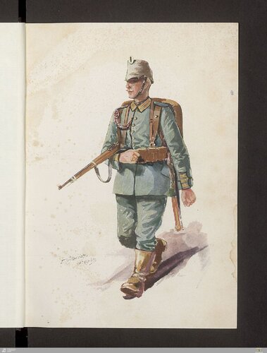 ﻿تاریخچه گردان تفنگ گارد 1914 - 1919