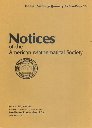 ﻿اطلاعیه های جامعه ریاضی آمریکا