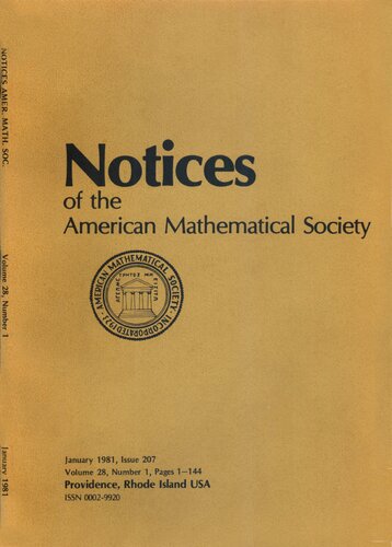 ﻿اطلاعیه های جامعه ریاضی آمریکا