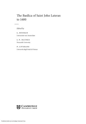 ﻿کلیسای سنت جان لاتران تا 1600