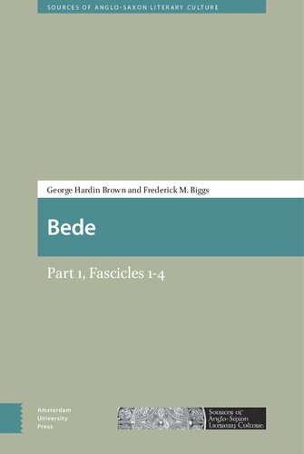 ﻿Bede: Part 1, Fascicles 1-4 (منابع فرهنگ ادبی انگلیسی قدیم و انگلیسی-لاتین)