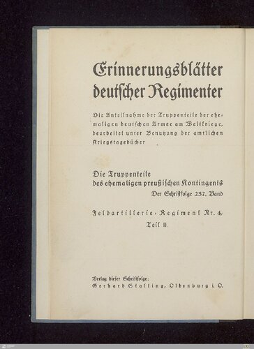 ﻿هنگ توپخانه صحرایی Prinzregent Luitpold von Bayern (Magdeburgisches) شماره 4