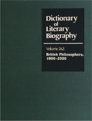 ﻿فلاسفه انگلیس 1800-2000 (فرهنگ نامه بیوگرافی ادبی)