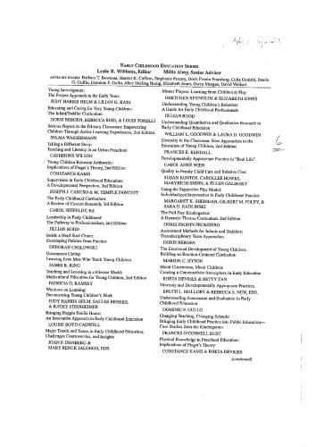 محققان جوان: رویکرد پروژه در سالهای اولیه (دوره آموزشی دوران کودکی (پرستار کالج معلمان))