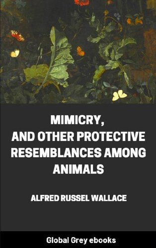 ﻿تقلید، و دیگر شباهت های محافظتی در میان حیوانات