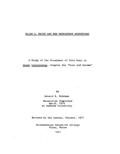 ﻿الن جی وایت و مورخان پروتستان: شواهدی از یک دست نوشته منتشر نشده در مورد جان هاس