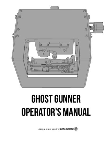 ﻿راهنمای اپراتور Ghost Gunner