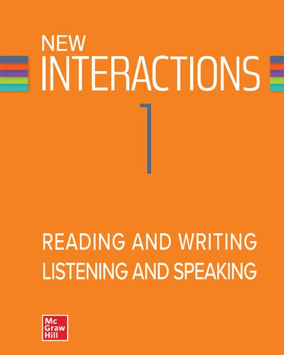 ﻿تعاملات جدید 1 خواندن و نوشتن / گوش دادن و صحبت کردن