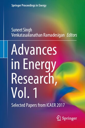 ﻿پیشرفت در تحقیقات انرژی، جلد. 1: مقالات منتخب از ICAER 2017 (Springer Proceedings in Energy)