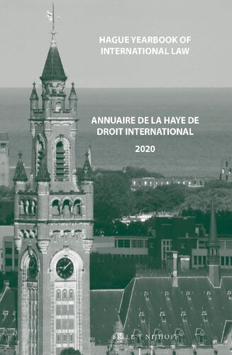 ﻿سالنامه حقوق بین الملل لاهه / Annuaire De La Haye De Droit International: 2020 (سالنامه حقوق بین الملل لاهه / Annuaire De La Haye De Droit International, 33)