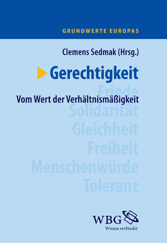 ﻿عدالت - در مورد ارزش تناسب: ویرایش شده توسط Sedmak, Clemens