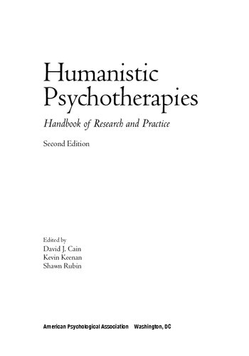 ﻿روان‌درمانی‌های انسان‌گرا: راهنمای تحقیق و عمل