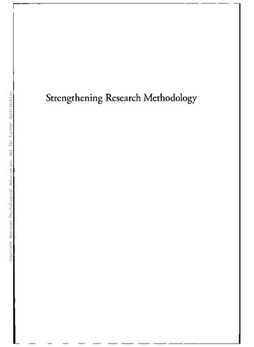﻿تقویت روش تحقیق: سنجش و ارزشیابی روانشناختی