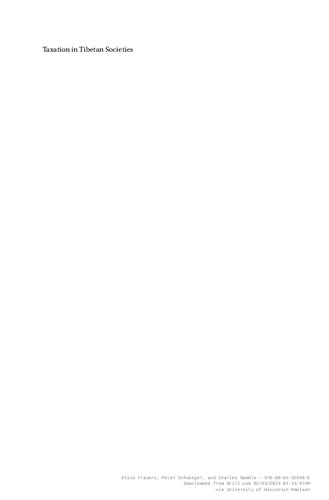 ﻿مالیات در جوامع تبتی: قوانین، رویه ها و گفتارها