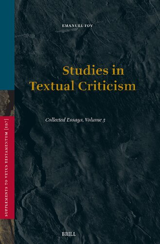 ﻿مطالعات در نقد متنی: مقاله های جمع آوری شده ، جلد V