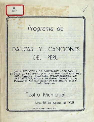 ﻿برنامه رقص و آهنگ از پرو