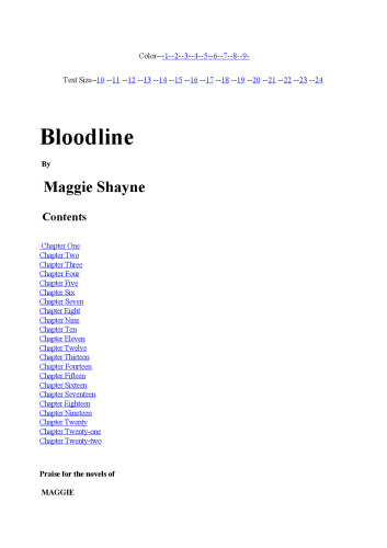 Bloodline (بال در شب)