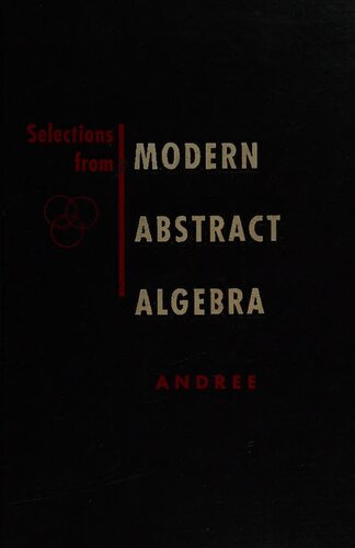 ﻿گزیده هایی از جبر انتزاعی مدرن