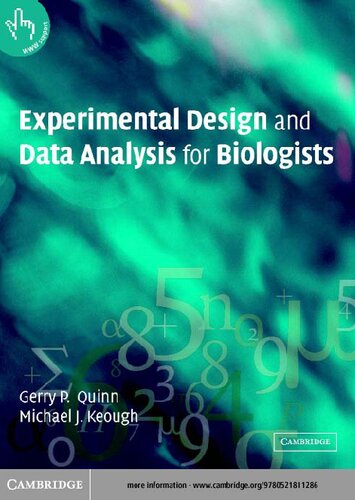 ﻿طراحی تجربی و تجزیه و تحلیل داده ها برای زیست شناسان
