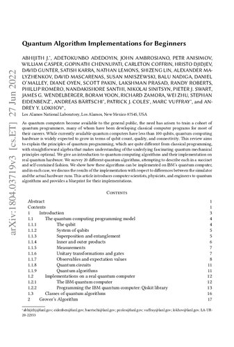 ﻿پیاده سازی الگوریتم کوانتومی برای مبتدیان